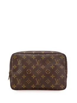 Louis Vuitton Pre-Owned: Коричневый клатч 