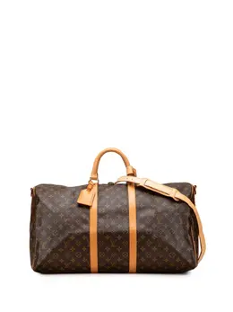 Louis Vuitton Pre-Owned: Коричневая дорожная сумка 