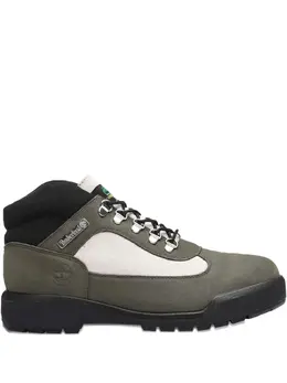 Timberland: Зелёные ботинки 