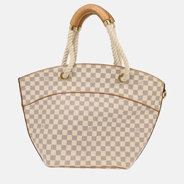 Louis Vuitton: Белая сумка-шоппер 