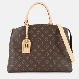 Louis Vuitton: Коричневая сумка 