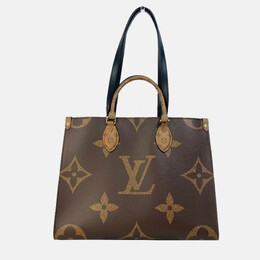 Louis Vuitton: Коричневая сумка-шоппер 
