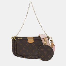 Louis Vuitton: Сумка  Pochette Accessoires цвета хаки