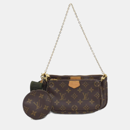 Louis Vuitton: Коричневая сумка  Pochette Accessoires