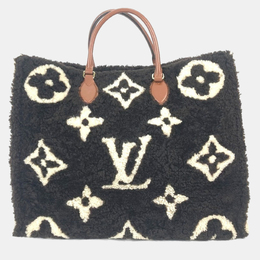 Louis Vuitton: Коричневая сумка-шоппер 