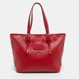 Longchamp: Красные лоферы 