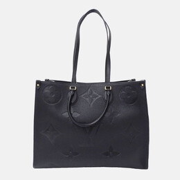 Louis Vuitton: Чёрная сумка-шоппер 