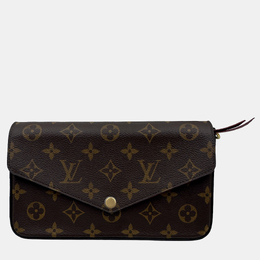 Louis Vuitton: Коричневая сумка  Pochette