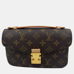 Louis Vuitton: Коричневая сумка  Pochette