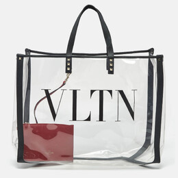 Valentino: Сумка-шоппер  VLTN