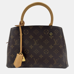 Louis Vuitton: Коричневая сумка  Montaigne