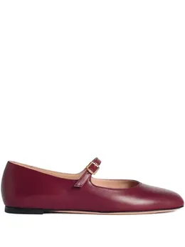 Bally: Красные балетки 