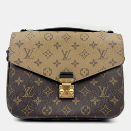 Louis Vuitton: Коричневая сумка через плечо  Pochette