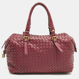 Bottega Veneta: Червоні сумки  Intrecciato
