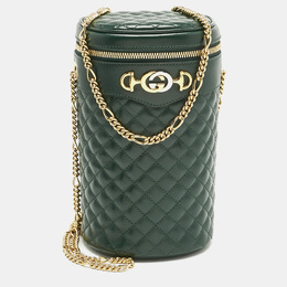 Gucci: Зелёная поясная сумка 