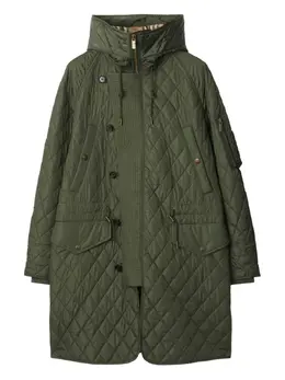Burberry: Стёганый пуховик 