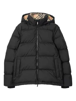 Burberry: Чёрная куртка 