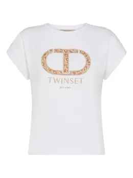 TWINSET: Футболка с принтом 
