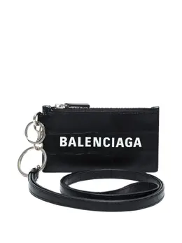 Balenciaga Pre-Owned: Чёрный картхолдер 