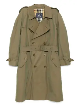 Burberry Pre-Owned: Двубортный плащ 