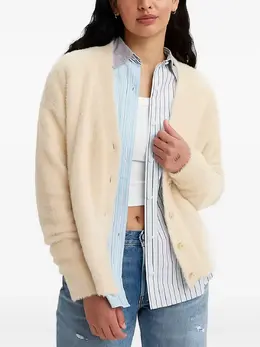 Levi's: Кардиган с v-образным вырезом 