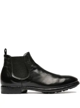 Officine Creative: Чёрные ботинки 