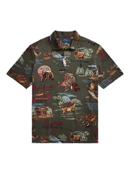 Polo Ralph Lauren: Зелёное поло 