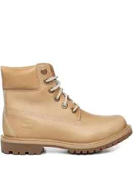 Timberland: Бежевые ботинки 