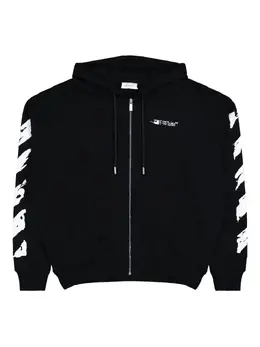 Off-White: Толстовка  Arrow с принтом