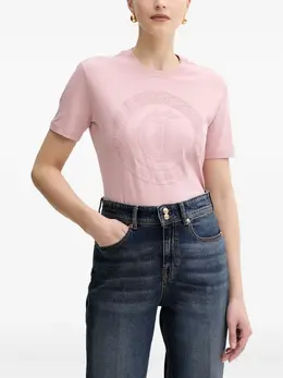 Just Cavalli: Розовая футболка 