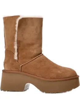 UGG: Коричневые ботинки 