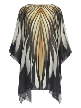 Roberto Cavalli: Платье с принтом 