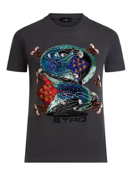 ETRO: Футболка с блёстками 