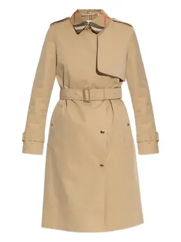 Burberry: Пальто с воротником 