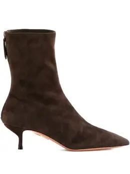Aquazzura: Коричневые ботинки 