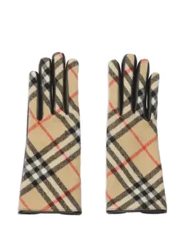 Burberry: Перчатки 
