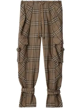 Burberry: Коричневые брюки 
