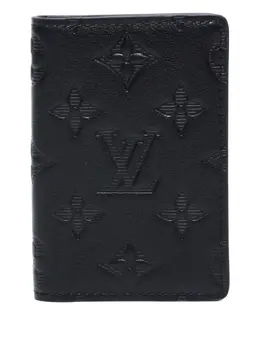 Louis Vuitton Pre-Owned: Чёрный картхолдер 