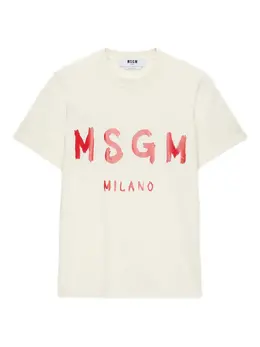 MSGM: Футболка с принтом 