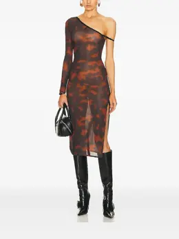 Courrèges: Платье с принтом 