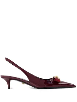 Versace: Тёмные туфли  Gianni