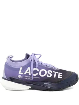 Lacoste: Фиолетовые кроссовки 