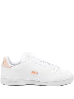 Lacoste: Белые кроссовки 