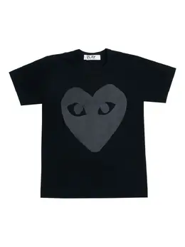Comme Des Garçons Play: Футболка  Heart с принтом