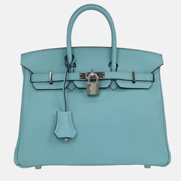 Hermes: Голубая сумка  Birkin 25