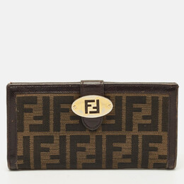Fendi: Коричневі гаманці  Forever