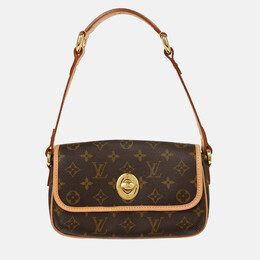Louis Vuitton: Коричневая сумка 