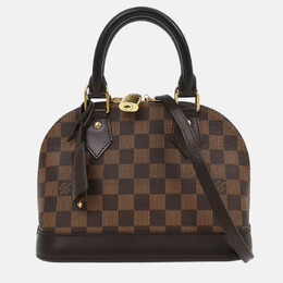Louis Vuitton: Коричневая сумка  Alma BB