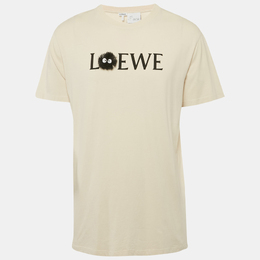 Loewe: Бежевая футболка 