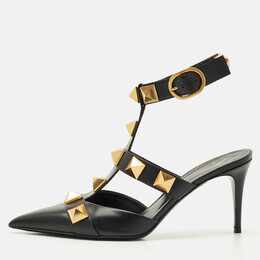 Valentino: Чёрные туфли  Roman Stud
